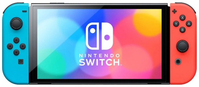 Игровая приставка Nintendo Switch OLED 64GB Неоновый синий/неоновый красный | Фото 8 из 8