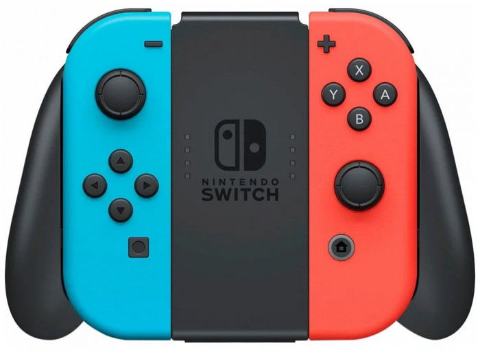 Игровая приставка Nintendo Switch OLED 64GB Неоновый синий/неоновый красный | Фото 5 из 8