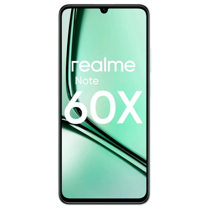 Смартфон Realme Note 60х 3/64GB Зеленый (Wilderness Green) | Фото 2 из 3