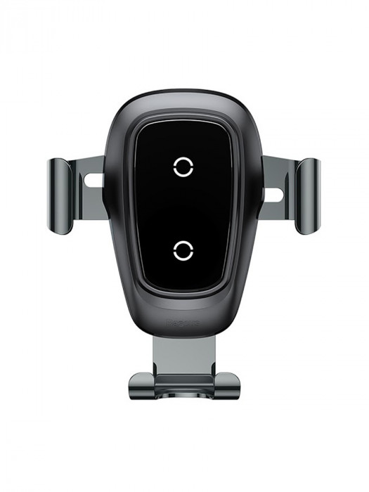 Автомобильный держатель с беспроводной зарядкой Baseus Metal Wireless Charger Gravity Car Mount (WXYL-B0S) | Фото 1 из 2