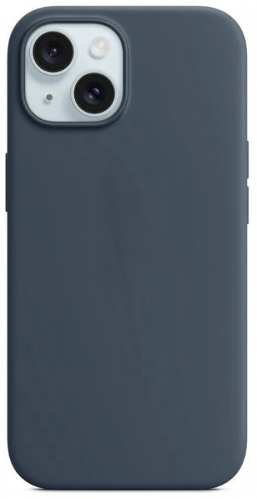 Чехол Silicone Case MagSafe для iPhone 15 Plus Storm Blue | Фото 1 из 2