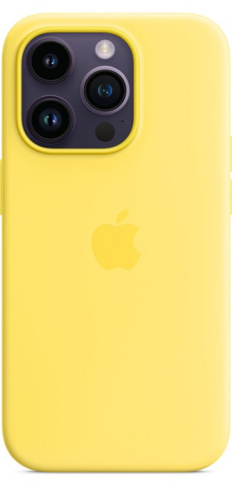 Чехол Silicone Case MagSafe для iPhone 14 Pro Yellow | Фото 2 из 3