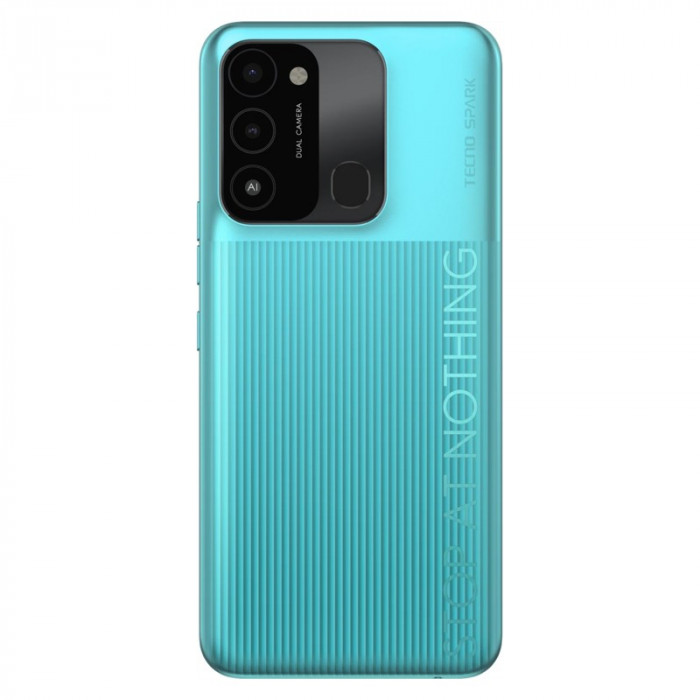 Смартфон Tecno Spark Go 2022 2/32GB Голубой (Turquoise Cyan) EAC | Фото 3 из 5