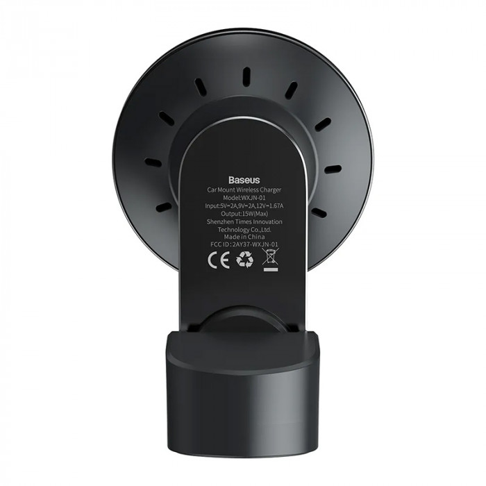 Автомобильный держатель с беспроводной зарядкой Baseus Big Energy Car Mount Wireless (WXJN-01) | Фото 5 из 8