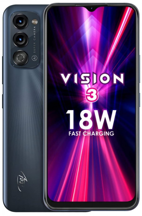 Смартфон Itel Vision 3 3/64GB Чёрный (Deep Ocean Black) | Фото 1 из 4