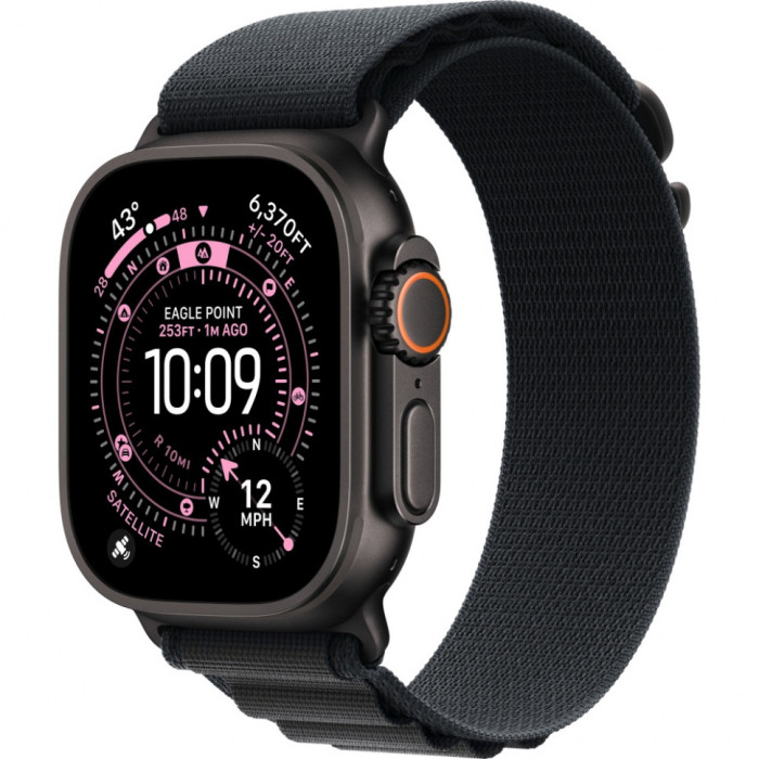 Умные часы Apple Watch Ultra 3 2025 49mm Black Titanium Case with Black Alpine Loop