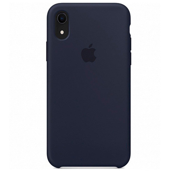 Чехол силиконовый для iPhone XR Темно-синий | Фото 2 из 3
