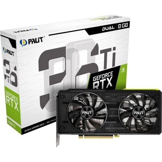 Видеокарта Palit GeForce RTX 3060 Ti Dual 8GB (NE6306T019P2-190AD V1), Retail | Фото 9 из 9
