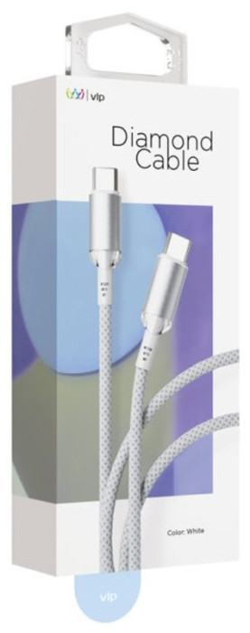 Кабель VLP Diamond Cable USB C - USB C 1.2m Белый | Фото 2 из 4