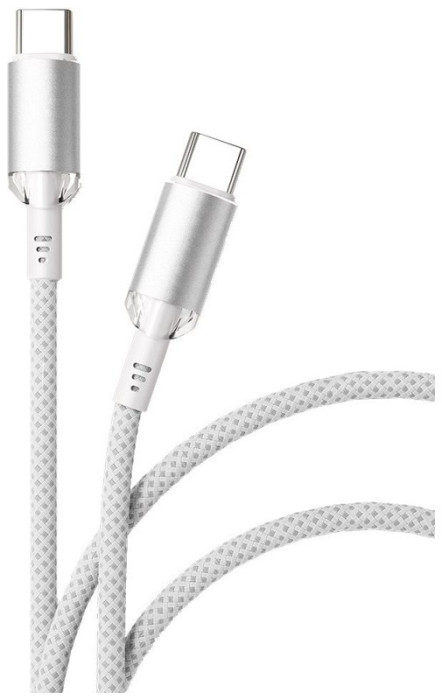 Кабель VLP Diamond Cable USB C - USB C 1.2m Белый | Фото 4 из 4