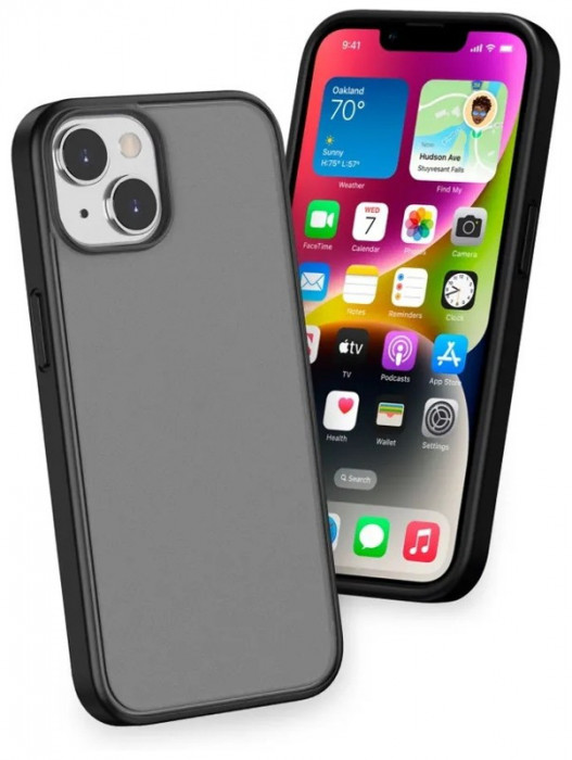 Чехол накладка Gurdini Shockproof Case with Magsafe для iPhone 14 Pro Черный (Black) | Фото 2 из 2