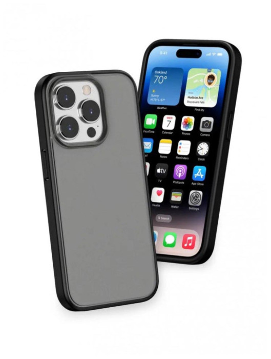 Чехол-накладка Gurdini Shockproof Case для iPhone 15 Pro Max Черный (Black) | Фото 2 из 2