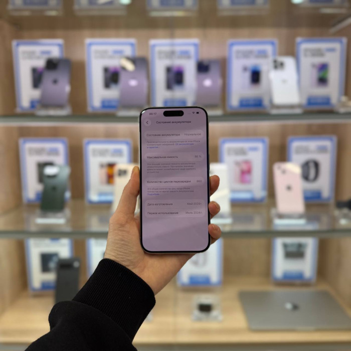 Б/У Смартфон Apple iPhone 15 Pro 128GB Белый Титан (White Titanium)