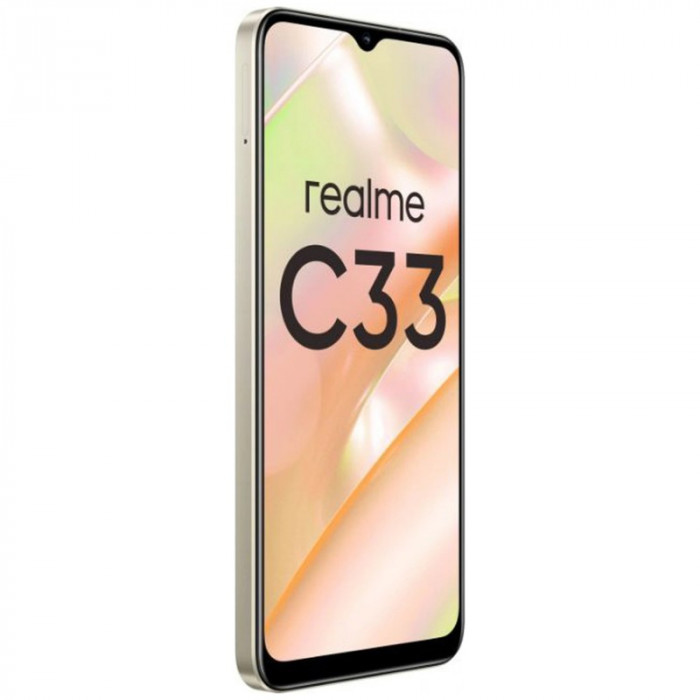 Смартфон Realme C33 4/128GB Золото (Sandy Gold) EAC | Фото 4 из 10