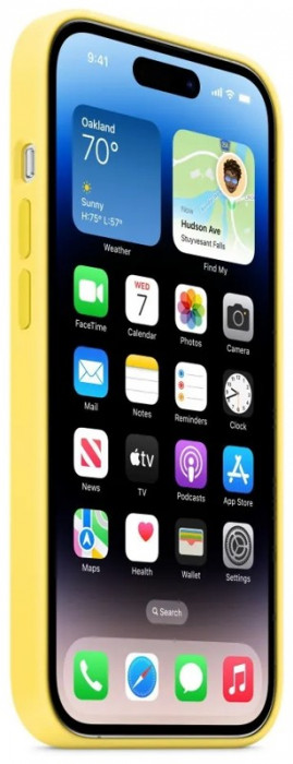 Чехол Silicone Case для iPhone 14 Pro Max Canary Yellow | Фото 3 из 4