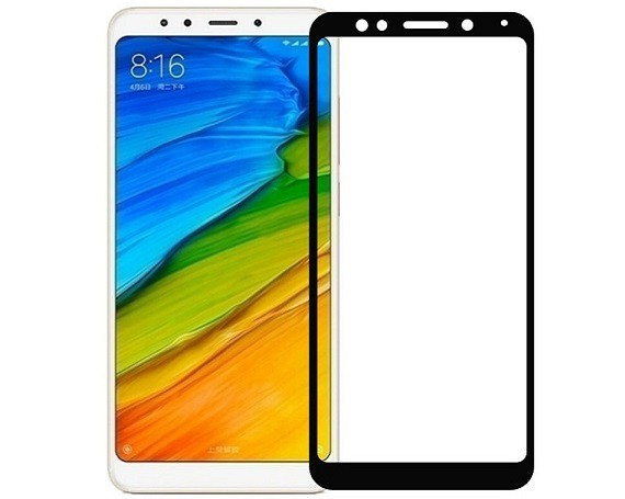 Защитное 3D стекло для Xiaomi Redmi 5A тех.пак Черное | Фото 1 из 2