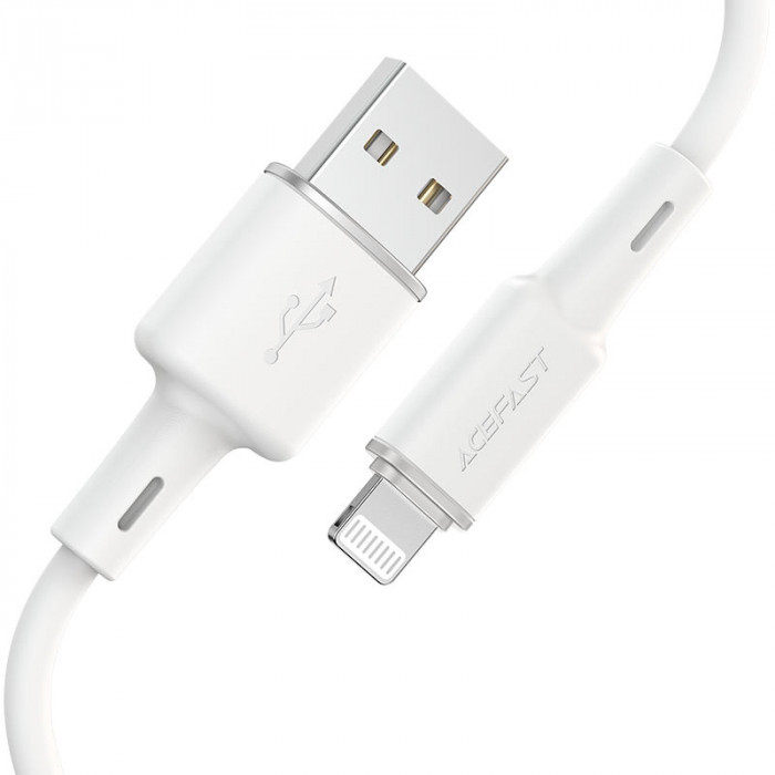 Кабель ACEFAST C2-02 USB-A - Lightning Белый | Фото 1 из 3