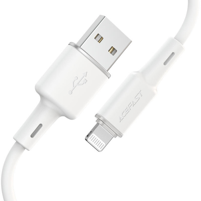 Кабель ACEFAST C2-02 USB-A - Lightning Белый | Фото 3 из 3