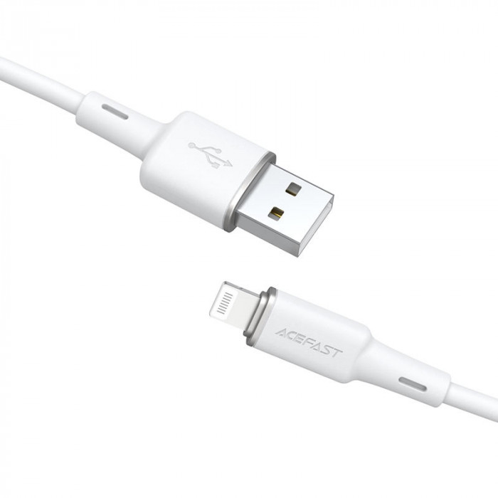 Кабель ACEFAST C2-02 USB-A - Lightning Белый | Фото 2 из 3