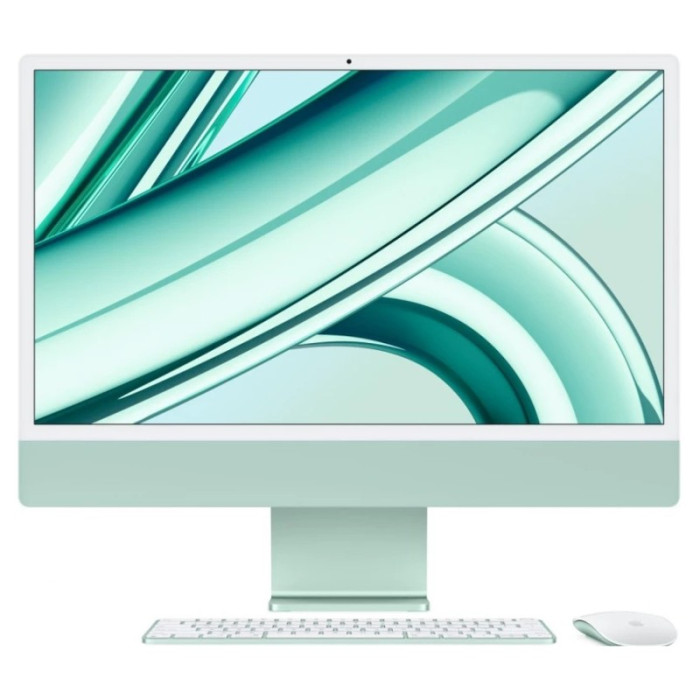 Моноблок Apple iMac 24" 2024 Retina 4,5K, M4 MWUE3 (8-core CPU, 16/256GB, 8-core GPU) Зеленый (Green) | Фото 1 из 3