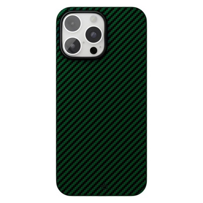 Чехол защитный VLP Kevlar Case с MagSafe для iPhone 16 Pro Зеленый | Фото 1 из 1
