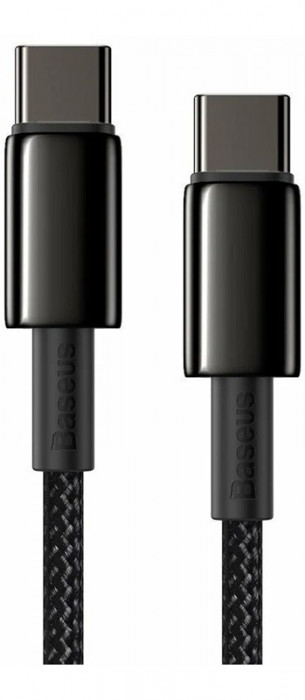 Кабель Baseus Fast Charging Type-C - Type-C 100W СATWJ-01 1м Черный | Фото 2 из 6