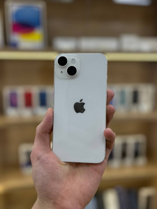 Б/У Смартфон Apple iPhone 14 128GB Сияющая звезда (Starlight) nano SIM + eSIM | Фото 1 из 5