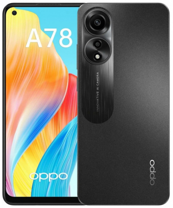 Смартфон Oppo A78 8/256GB Дымчатый черный (Mist Black) | Фото 10 из 10