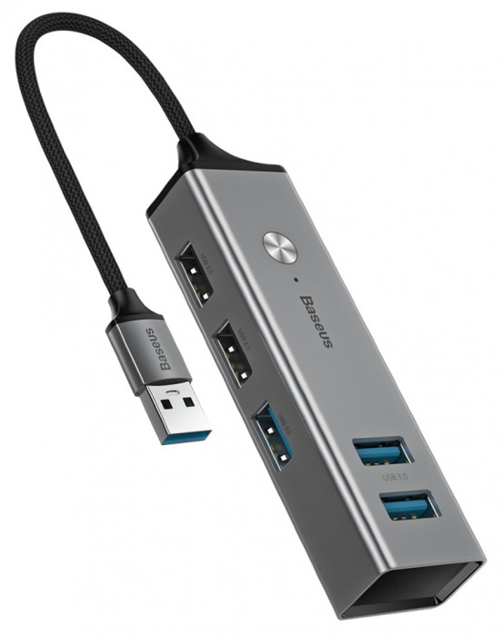 Стыковочная станция Baseus Cube USB to 3xUSB 3.0 2xUSB 2.0 | Фото 1 из 2
