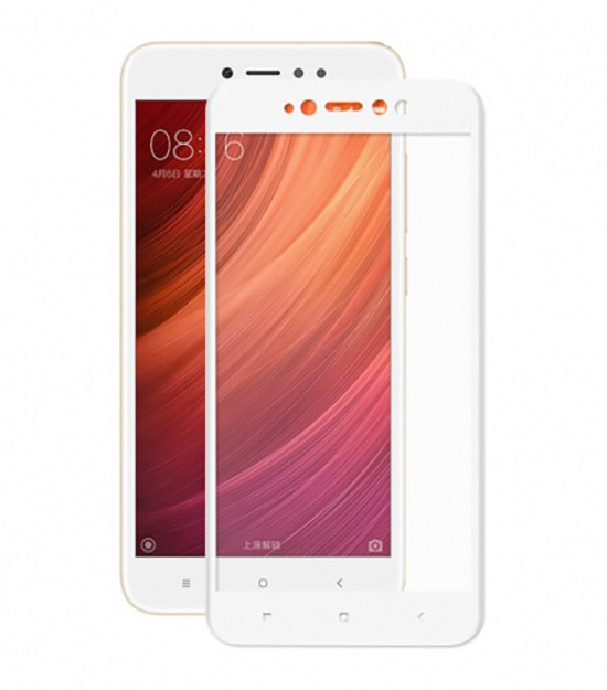 Защитное 3D стекло для Xiaomi Redmi 5A тех.пак Белое | Фото 1 из 2
