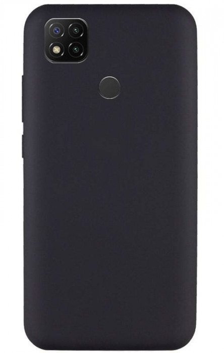 Чехол Silicone cover для Redmi 9C Черный | Фото 1 из 2