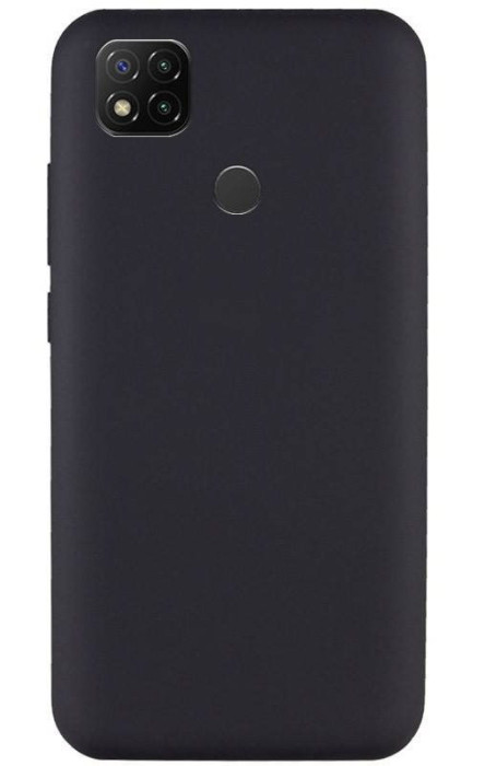 Чехол Silicone cover для Redmi 9C Черный | Фото 2 из 2
