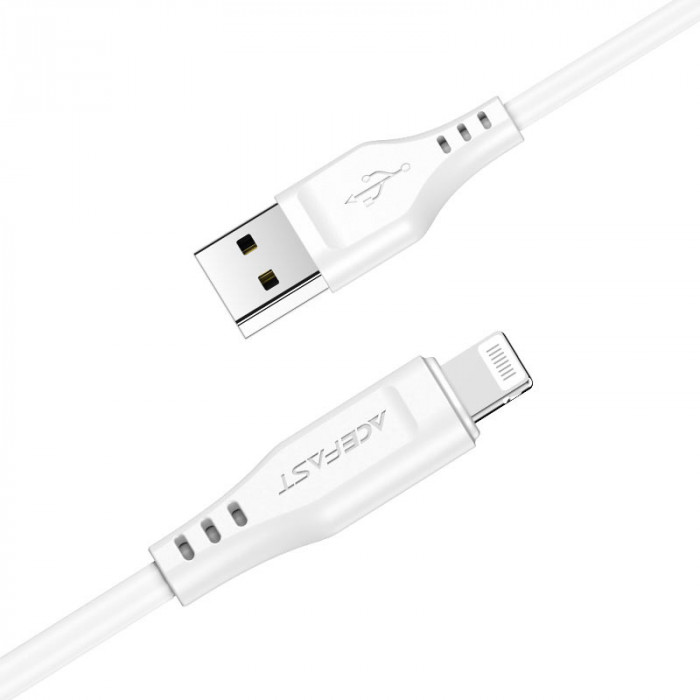 Кабель ACEFAST C3-02 USB-A - Lightning Белый | Фото 1 из 3