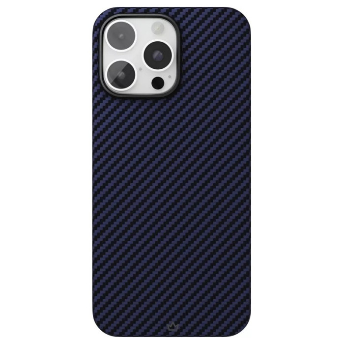 Чехол защитный VLP Kevlar Case с MagSafe для iPhone 16 Pro Темно-синий | Фото 1 из 1