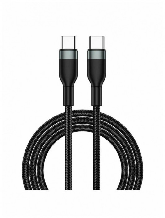 Кабель WiWU USB-C на USB-C 100W 1.2m Wi-C017 Черный | Фото 2 из 2