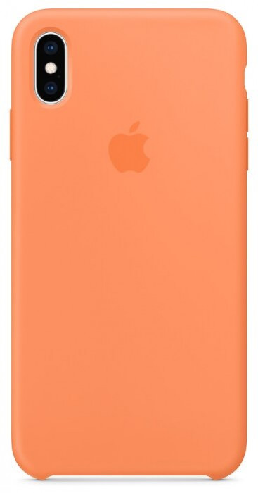 Чехол силиконовый для iPhone XS Персиковый | Фото 2 из 3