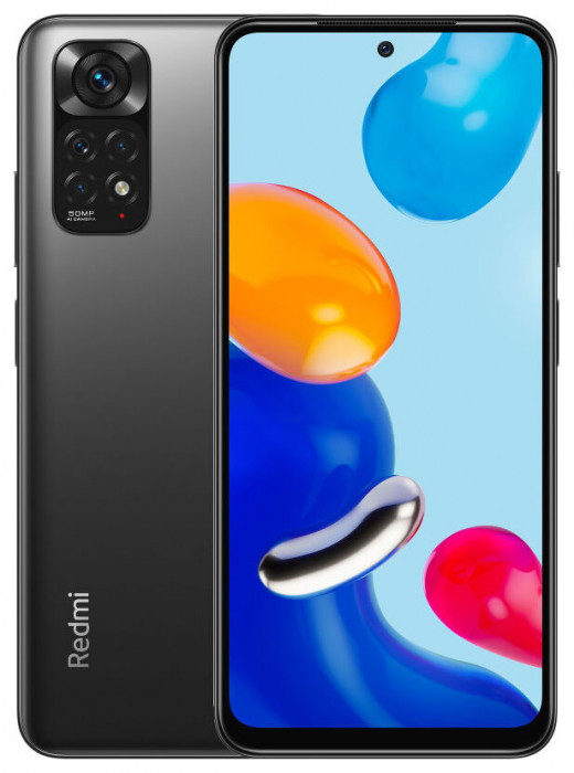 Смартфон Xiaomi Redmi Note 11 4/128GB Серый графит (Graphite Gray) | Фото 1 из 2