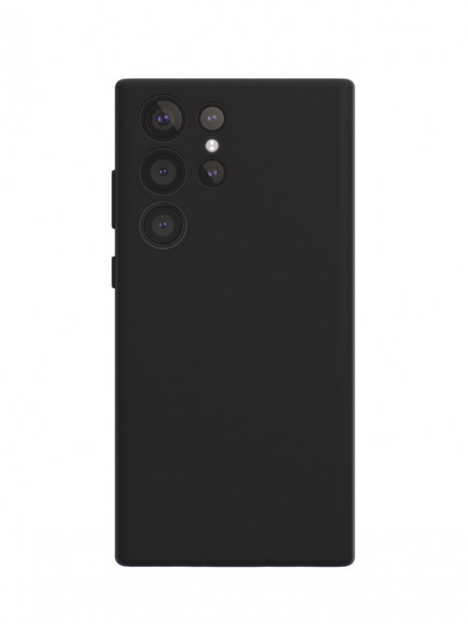 Чехол защитный VLP Silicone Case для Samsung Galaxy S23Ultra черный | Фото 4 из 4