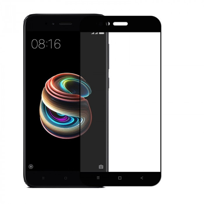 Защитное 3D стекло для Xiaomi Mi A1 тех.пак Черное | Фото 1 из 2