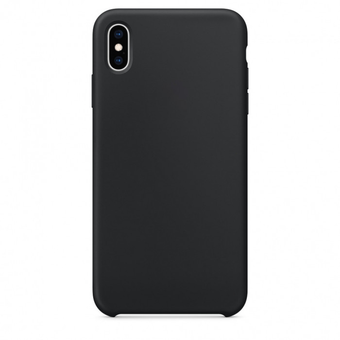 Чехол силиконовый для iPhone XS Черный | Фото 1 из 3