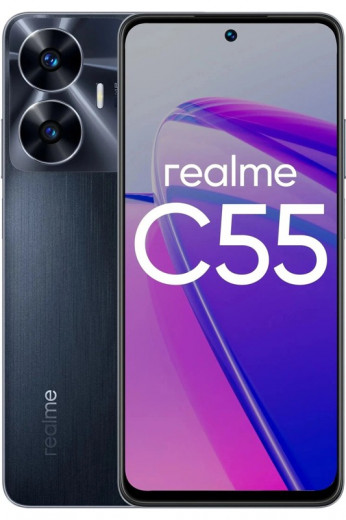Смартфон Realme C55 6/128GB Черный (Mighty Black) EAC — 