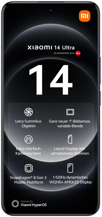 Смартфон Xiaomi 14 Ultra 16/512GB 5G Черный (Black) | Фото 2 из 8