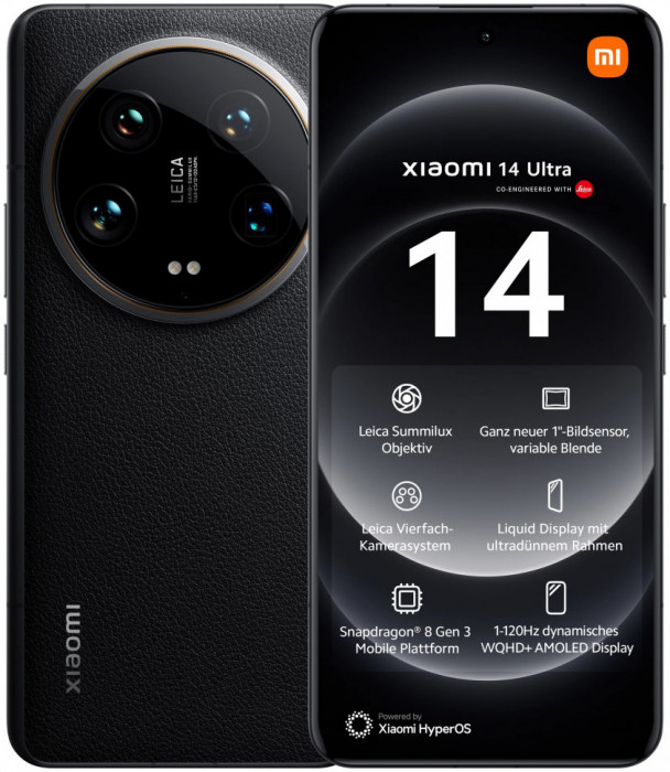 Смартфон Xiaomi 14 Ultra 16/512GB 5G Черный (Black) | Фото 8 из 8