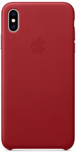 Чехол кожаный для iPhone XS Max Красный | Фото 2 из 3