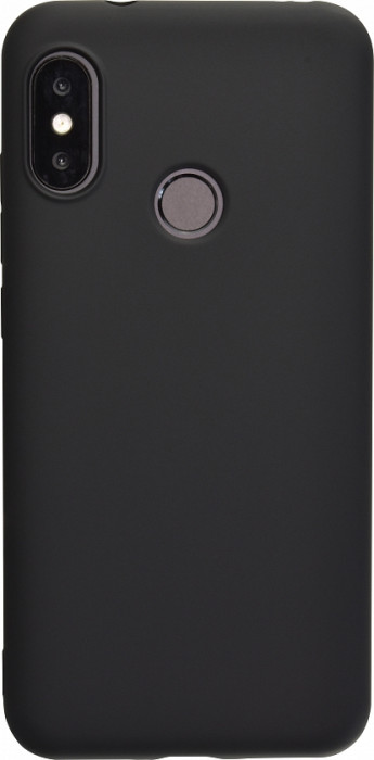 Чехол-накладка Silicone Cover для Xiaomi Redmi 6 Pro/Mi A2 Lite Черный | Фото 1 из 2