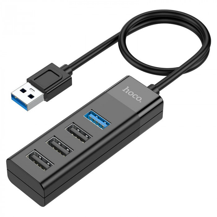 Стыковочная станция HOCO HB25 4-в-1, USB на USB3.0+USB2.0*3 | Фото 1 из 2