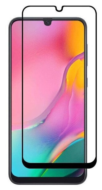 Защитное стекло для Samsung Galaxy A32 Черное тех.пак | Фото 1 из 2