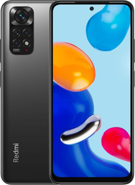 Смартфон Xiaomi Redmi Note 11 4/64GB Серый графит (Graphite Gray) EAC | Фото 1 из 6