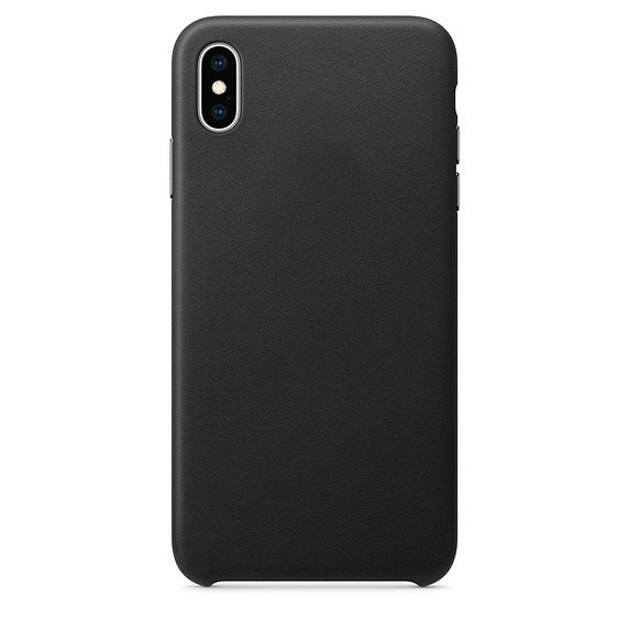 Чехол кожаный для iPhone XS Max Черный | Фото 1 из 2