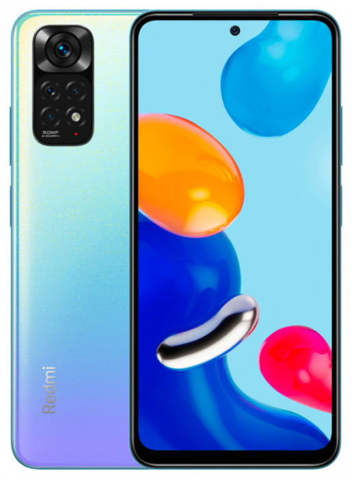 Смартфон Xiaomi Redmi Note 11 4/128GB Синие звезды (Star Blue) EAC | Фото 1 из 6
